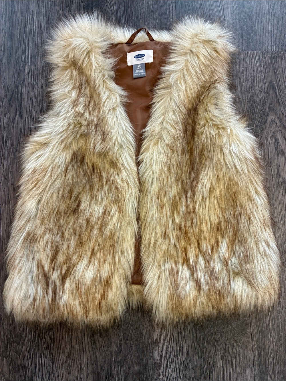 Old Navy Girls (S) Faux Fur Vest